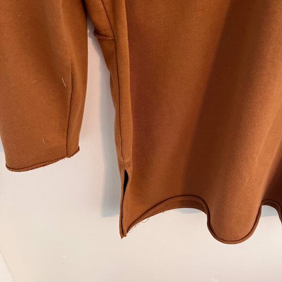 Lost Petal Linens Tunic Womens Sz Large Long Sleeve Lagenlook Top Distress Artsy - Picture 7 of 10